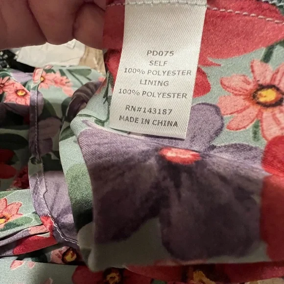 NWT Dance & Marvel Sensational Floral Tiered Mini Dress - Picture 11 of 13